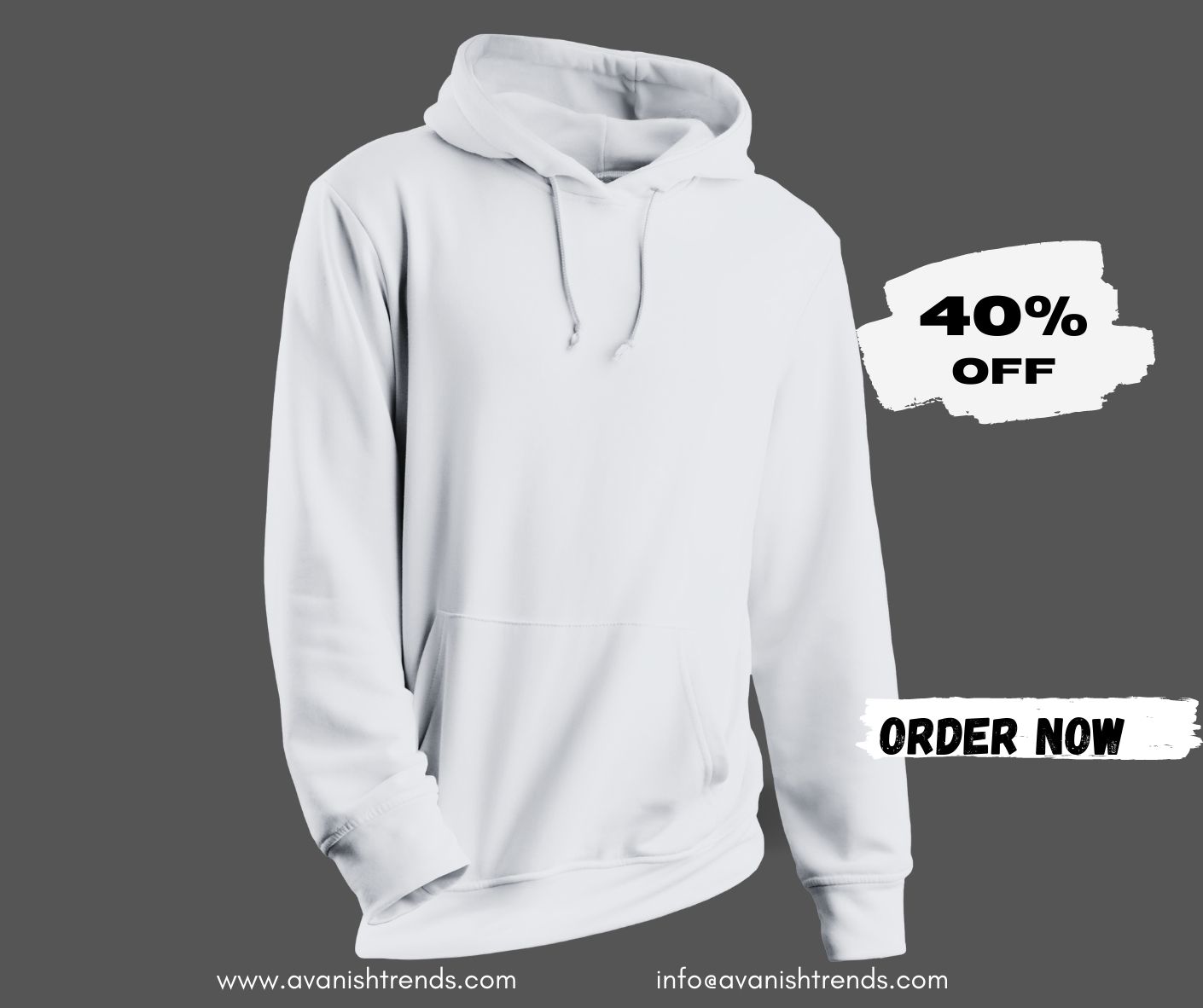 Avanish Trends Red Hoodie Side